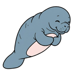 可愛好用的海牛貼圖