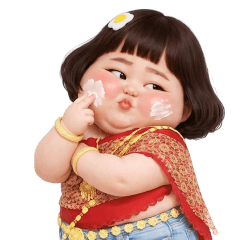 Funny face girl 216 EN