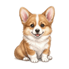 Corgi Without Words