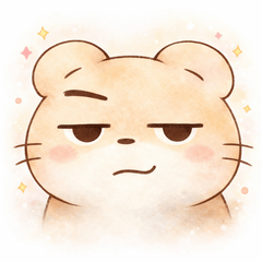 Maru Silent Blank Face Stickers