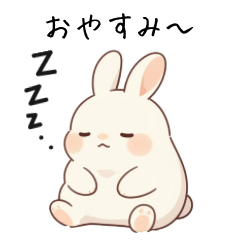 Lazy Bunny Chill Daily Life