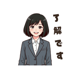 Daily Polite OL Business Stickers