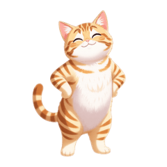 Cute cat Tabby LINE stickers