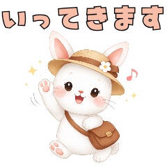 cute bunny stickers 1