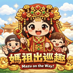 媽祖進香日常貼圖｜雙媽會祈福版