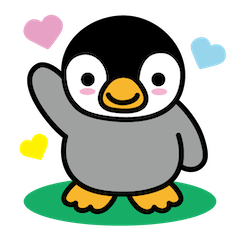 Penguin Penta Sticker