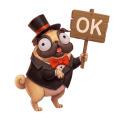 The Pug Gentleman V.2