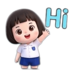 Ohoh cute text from Thailand