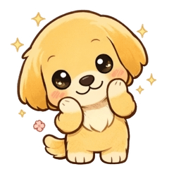 Fresh Spring Golden Retriever