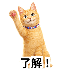 Expressive Ginger Cat "Mio"