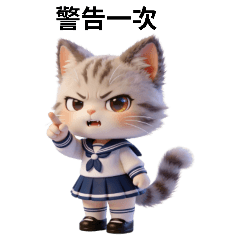 ★可愛貓貓★ 警告一次！