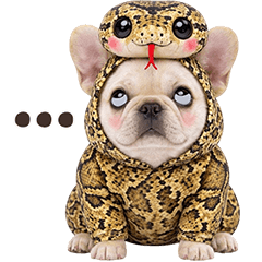 ❤️งูเหลือมอิ่มหมาเฟรนช์ บูลด็อก❤️