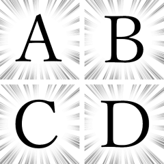 ALPHABET SYUCYUSEN Sticker