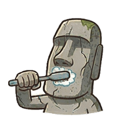 日常摩艾【無文字】