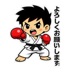 Martial Arts Stickers | 16 Everyday Set