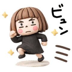 ゆるかわ女子♡クレイ風