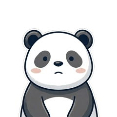 Panda who doesn't want to go to work