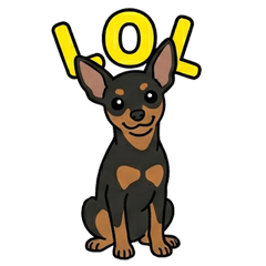 每天都能用！好懂的迷你杜賓英文貼圖