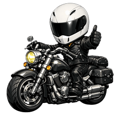 Expressive Biker Stickers ver9