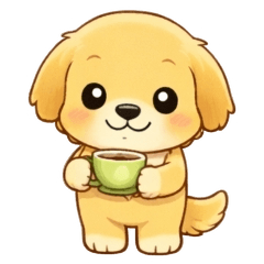 Polite & Soft Golden Retriever Stickers
