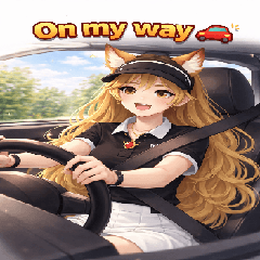 Biine Fox Girl Daily Stickers