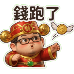 公仔財神也不想上班