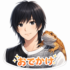 Realistic Bearded Dragon and Owner Life