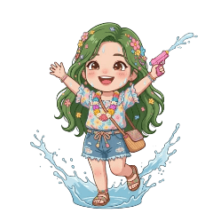 Avelin Songkran Sweet Girl