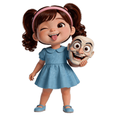 ★大貼圖★ 小藍妹妹無字版