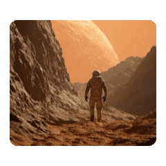 探索火星動態貼圖