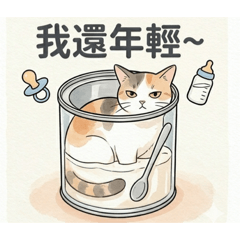 容器裡的貓-哞&亮（第二彈）