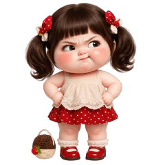 Funny face girl 218 EN