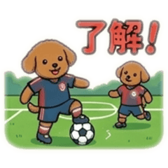 Cham&Nana with Soccer