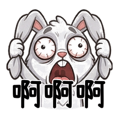 Crazy Rabbit Daily Drama - Stiker LINE | LINE STORE