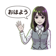 AI Girls' Business Daily Life