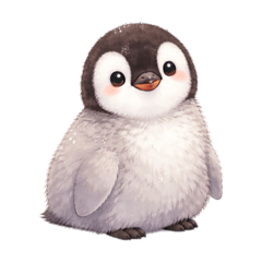 Emperor penguin chicks Without Words