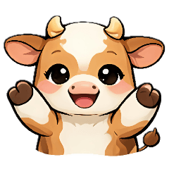 Cute cow - 1