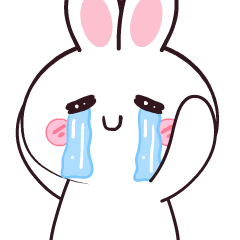 Kawaii Rabbit 6 : Pop-up stickers