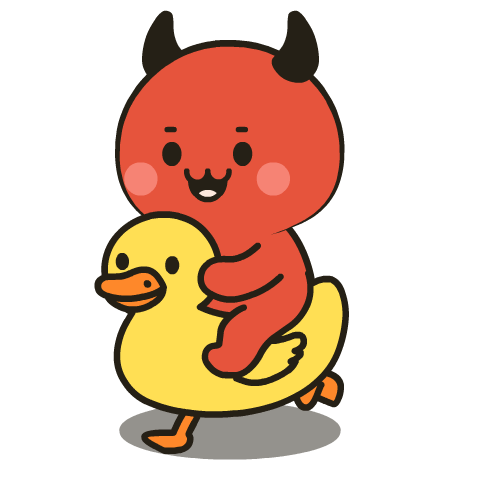 Cute Red Devil 7 : Pop-up stickers