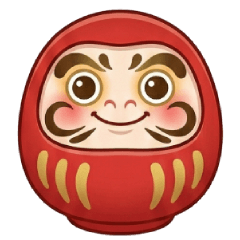 濃眉達摩不倒翁