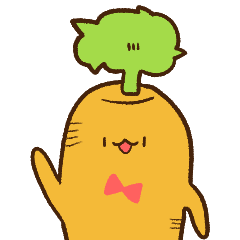 Carrot Fairy Sticker