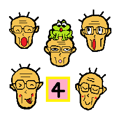Cheerful Uncle Sticker Part 4