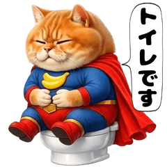 Daily Life of the Banana Chubby Cat Hero