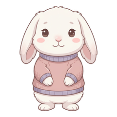 Cute Floppy-Eared Bunny for Everyday Use