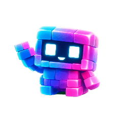Voxel Glitch: Neon Moods"