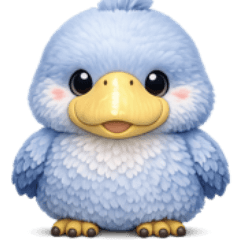 This is a cute shoebill stork.