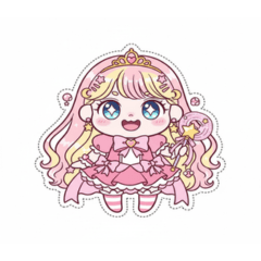 Magical Girl Stamp Set