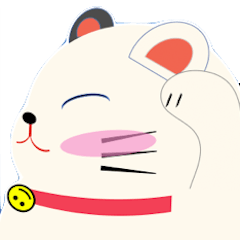 Lucky MANEKI cat stickers