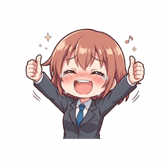 Cute Office Girls Daily Life Stickers