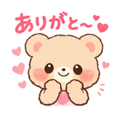 Cute Kansai Bear Stickers